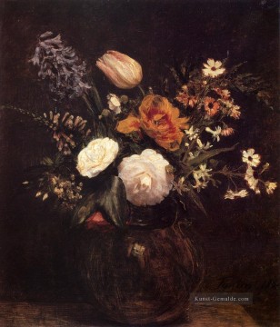 Klassische Blumen Werke - Ignace Henri Blumen maler Henri Fantin Latour Blumen